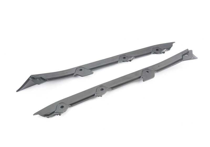 Labio inferior paragolpes delantero OEM 51118077058 para BMW Serie 8 G14, G15, G16 (modelos M850i xDrive). Original BMW.