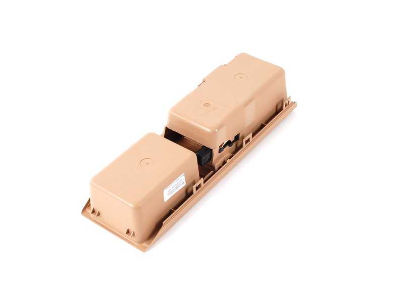 Cubierta arrollable trasera OEM 51167038325 para BMW Serie 3 E46 (04/1997-08/2006), color Hellbeige. Original BMW.