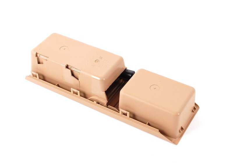 Cubierta arrollable trasera OEM 51167038325 para BMW Serie 3 E46 (04/1997-08/2006), color Hellbeige. Original BMW.