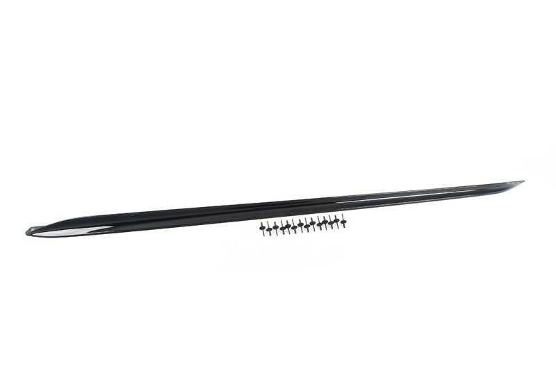 Faldón lateral M Performance derecho negro brillo OEM 51192455896 para BMW G20, G21, G28. Solo para modelos con paquete aerodinámico M. Original BMW.
