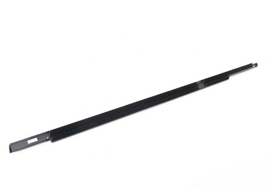 Glossy black right rear door compartment exterior cover OEM 51357404030 for BMW 5 Series F90, G30... and more. Genuine BMW.