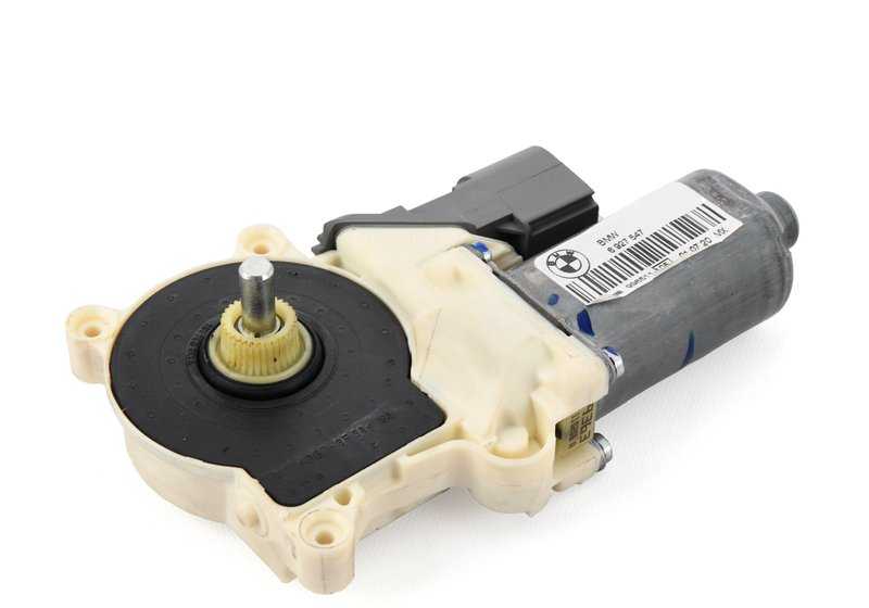 Motor de elevalunas eléctrico delantero izquierdo OEM 67626927547 para BMW Z4 E85. Original BMW.