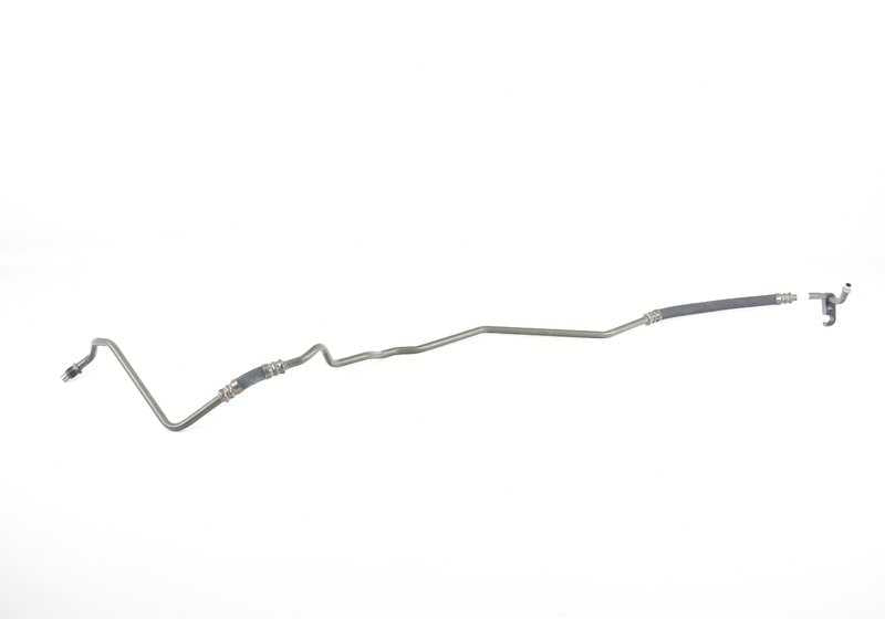 Tubería de retorno del radiador de aceite OEM 17221745737 para BMW E39, E38. Pieza original BMW.