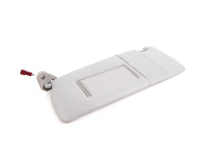 Parasol izquierdo con luz OEM 51168237643 para BMW E46. Original BMW.