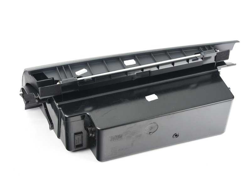 Guantera con cerradura OEM 51166959970 para MINI R50, R52, R53. Color negro panther. Compatible con modelos Cooper, One y Cooper S de 2001 a 2008. Original MINI.