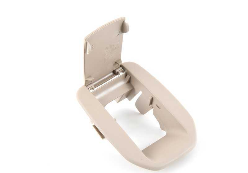 Tapa embellecedora Isofix OEM 52207348048 para BMW F32, F36. Pieza original BMW, ideal para cubrir el anclaje Isofix del asiento trasero y mantener el interior en perfecto estado.