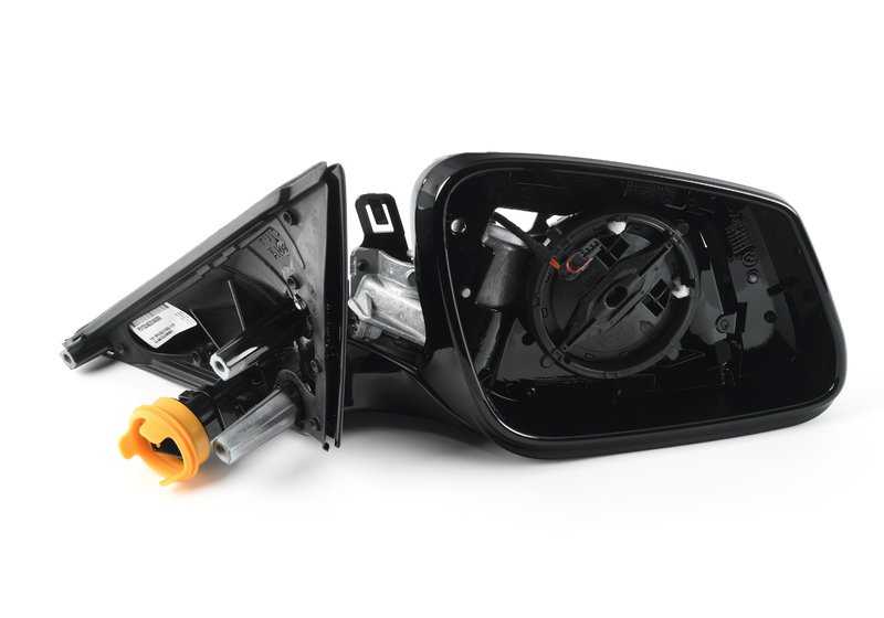 Exterior mirror without heated glass right for BMW 7 Series F01, F02, F04 (OEM 51167282162). Original BMW