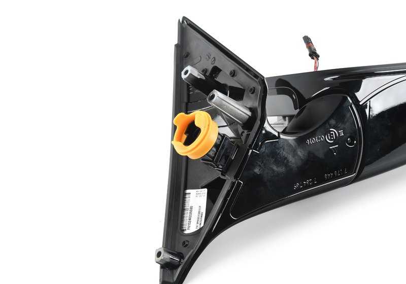 Exterior mirror without heated glass right for BMW 7 Series F01, F02, F04 (OEM 51167282162). Original BMW