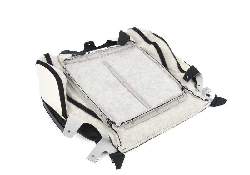 Funda de asiento deportivo en cuero sintético OEM 52107308733 para BMW F20, F30, F31, F34, F36. Original BMW.