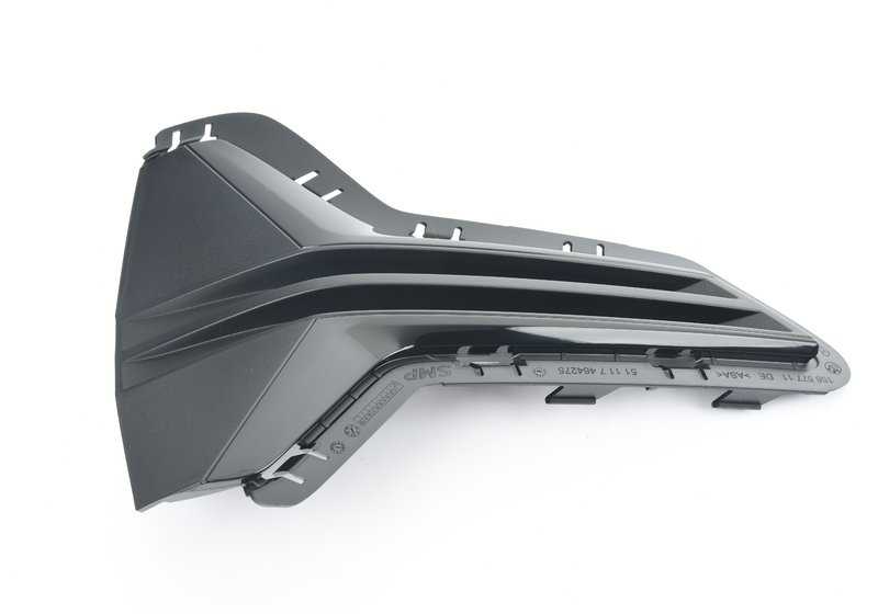 Rejilla lateral izquierda cerrada OEM 51117464275 para BMW G20 y G21. Pieza original BMW.