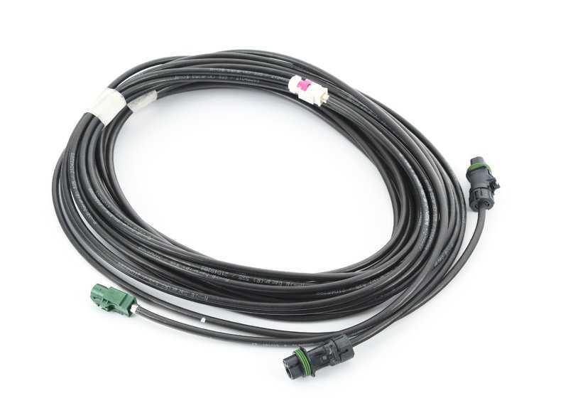 Cablaggio per la camera di visione laterale OEM 611119220222 per BMW F10, F18. BMW originale.