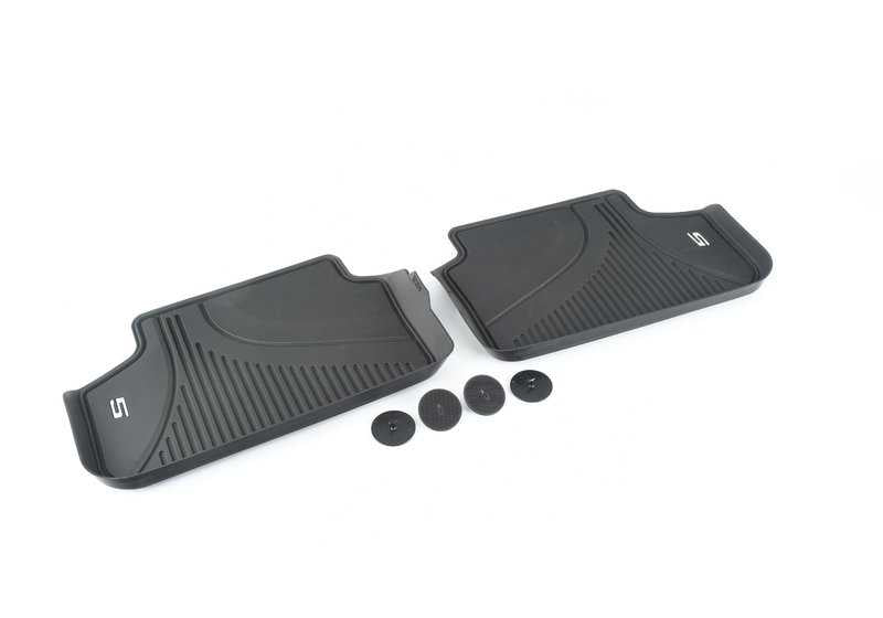 Alfombrillas de goma BMW OEM 51472446336 para BMW F90, F90N, G30, G30N, G31, G31N. Original BMW.