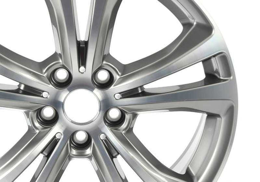 Llantas de aleación diseño Doble radio 568 18" OEM 36116856069 para BMW X1 F48, F48N, F49, F49N. Acabado bicolor ferricgrey brillante. Original BMW.