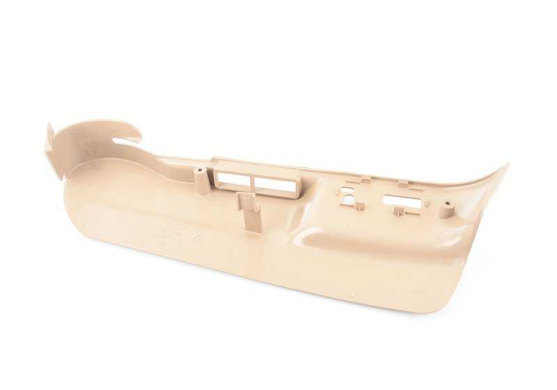 Embellecedor exterior izquierdo OEM 52101950411 para BMW Serie 5 E34. Compatible con modelos 518i, 520i con motor M40 y M20. Original BMW.