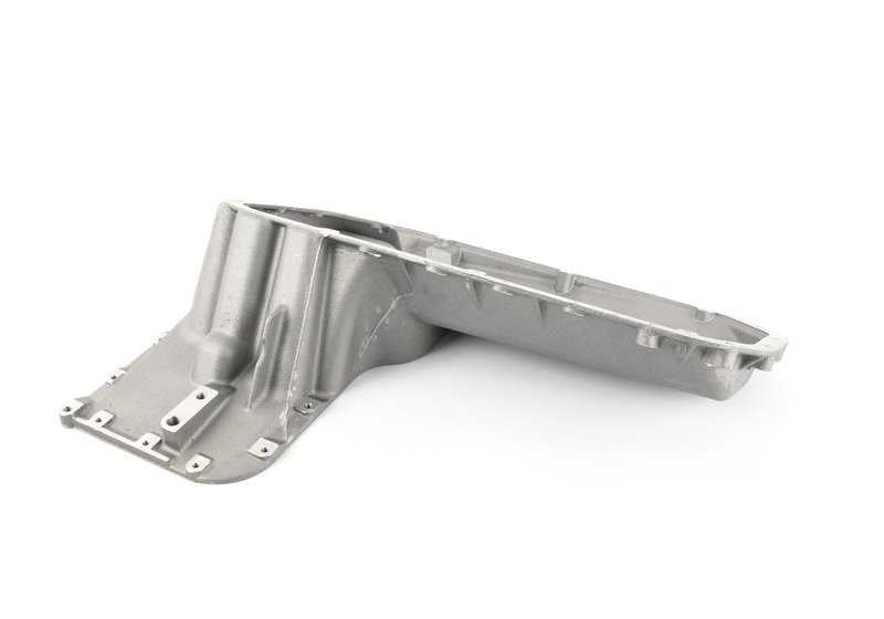 Parte superior del cárter de aceite para BMW E30 (OEM 11131308358). Original BMW.