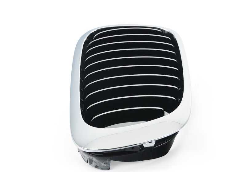 Rejilla de adorno derecho OEM 51138208686 para BMW Serie 3 E46 316Ci, 318Ci... y más. Original BMW.