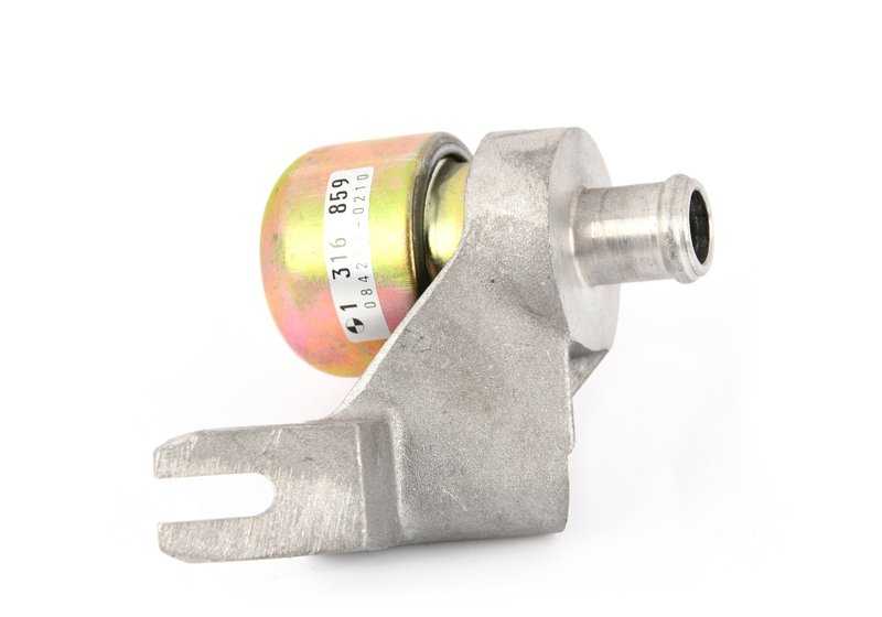 Válvula de aire OEM 11721316859 para BMW E34 M5. Compatible con motores S38 fabricados entre 1988 y 1992. Parte del sistema de reducción de emisiones. Recambio original BMW.