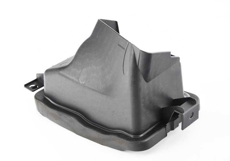 Conducto de aire izquierdo para radiador desplazado OEM 51747255419 para BMW F30 ActiveHybrid 3. Original BMW.