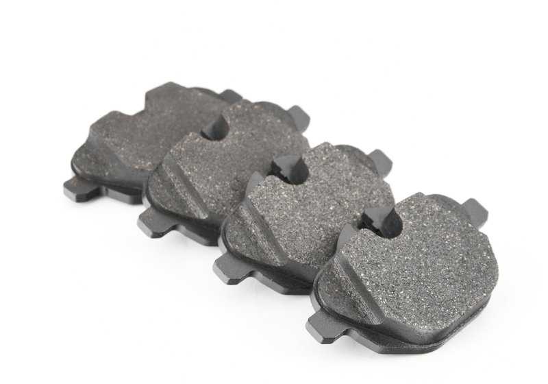 OEM 34216885451 rear brake pad set for BMW G30, G31, G38, G32, G11, G12, G01, G08, G02, G05, G06. Original BMW.