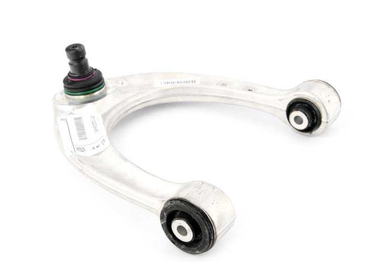 Brazo transversal superior izquierdo OEM 31122284981 para BMW Serie 5 F10, Serie 6 F06, F12, F13... y más. Original BMW.