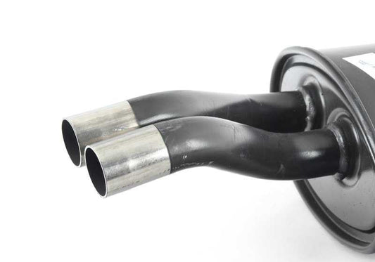 Rear silencer for BMW 3 Series E30 (OEM 18121315463). Original BMW