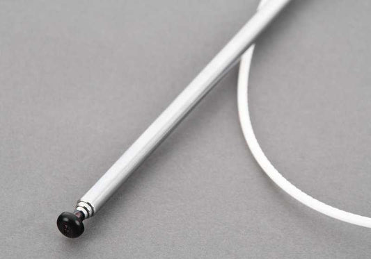 Antena elétrica de Chrome OEM 6521381336 para BMW E30, E36, E28, E24, E23. Compatível com todos os modelos indicados. BMW original.