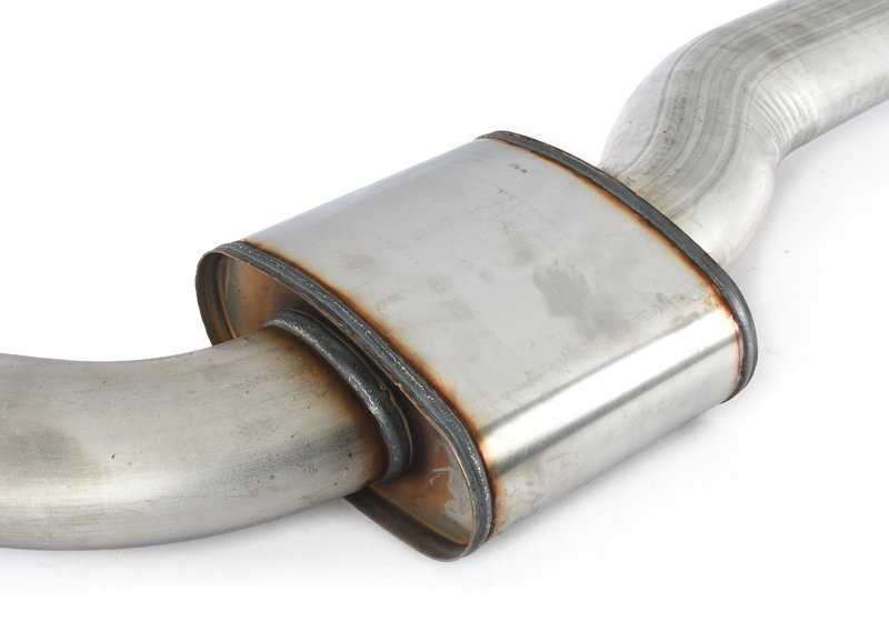 Front silencer OEM 18308638778 for BMW F20N, F21N, F22, F22N, F23, F23N. Original BMW piece.