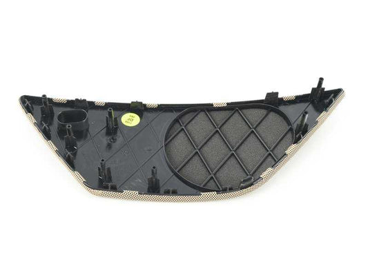 Rejilla altavoz puerta delantera derecha color beige OEM 51417226346 para BMW F10, F11. Original BMW.