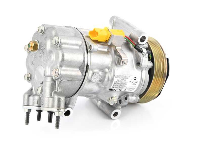 Compresor de aire acondicionado OEM 64529223392 para MINI R55, R56, R57, R58, R59, R60, R61. Compatible con motores N12, N16 y W16. Original MINI.