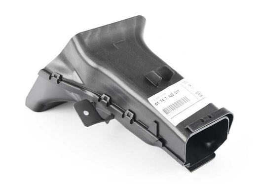 Guía de aire de freno delantero izquierdo OEM 51747422277 para BMW G42, G20, G21... y más. Original BMW.