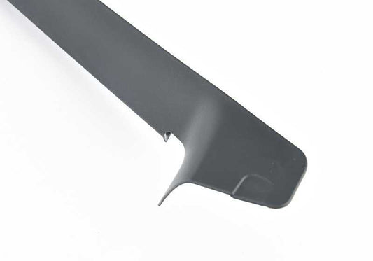 Front right door window frame cover OEM 51337435818 for BMW X1 F48, X1 F48 LCI. Genuine BMW.