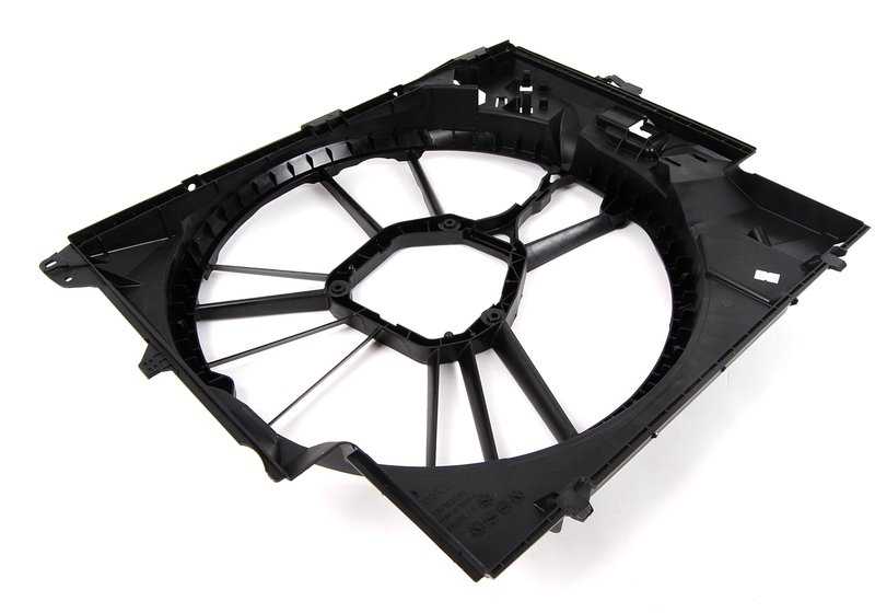 Carcasa del ventilador OEM 17427544803 para BMW E82, E88, E90, E91, E92, E93, E84, E89. Repuesto original BMW.