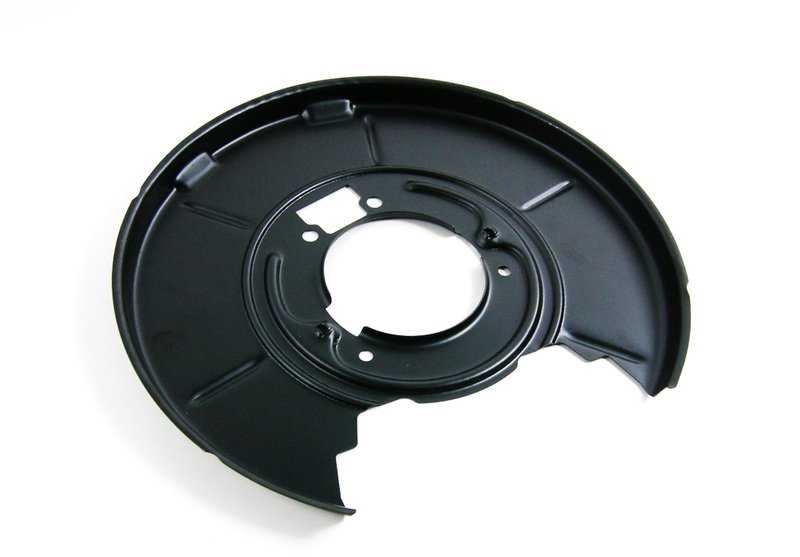 OEM 3421158991 Protecteur de frein arrière gauche pour BMW E36, E46, Z1, E85, E86. Pièce BMW originale.