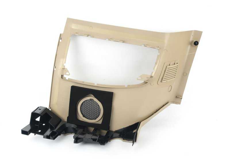 Revestimiento lateral trasero superior izquierdo beige OEM 51437055405 para BMW Z4 E85 (2003-2008). Original BMW.
