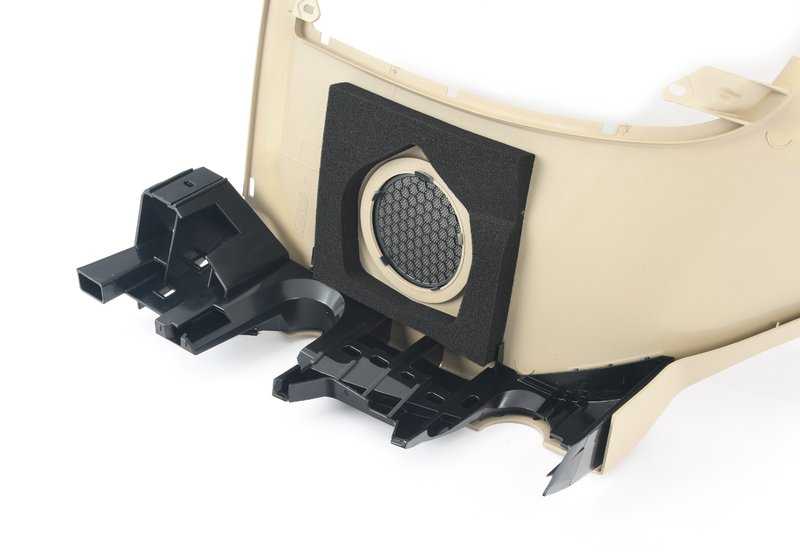 Revestimiento lateral trasero superior izquierdo beige OEM 51437055405 para BMW Z4 E85 (2003-2008). Original BMW.