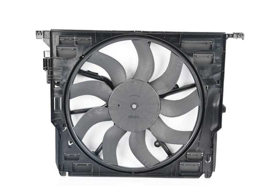 Cerco de ventilador con ventilador OEM 17427647652 para BMW F07, F10, F11, F06, F12, F13, F01, F02... y más. Original BMW.