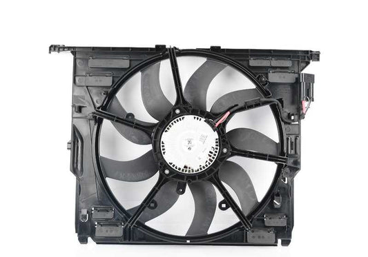 Cerco de ventilador con ventilador OEM 17427647652 para BMW F07, F10, F11, F06, F12, F13, F01, F02... y más. Original BMW.