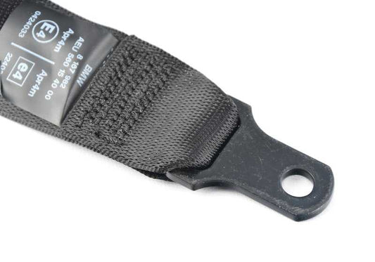 Cinturón de seguridad delantero derecho OEM 72118167982 para BMW E34, E32. Original BMW.