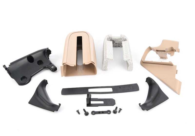 Embellecedor derecho para reposacabezas OEM 52108255356 para BMW E46. Original BMW.