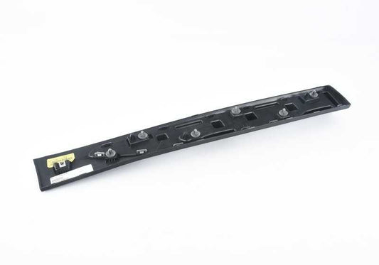 Left rear door bumper strip OEM 51138499211 for BMW X3 G01, X3 G01 LCI, X4 G02, X4 G02 LCI. Genuine BMW.