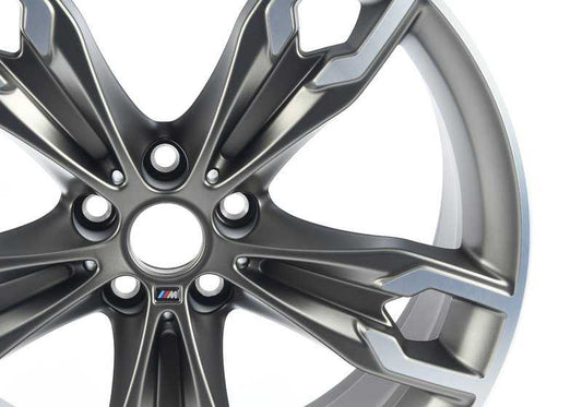 Alloy Tire M Double Radio 668 OEM 36117855088 pour BMW G30 (518d, 520d). Arrière, 20 ", 9J ET44, couleur gris de cérium.