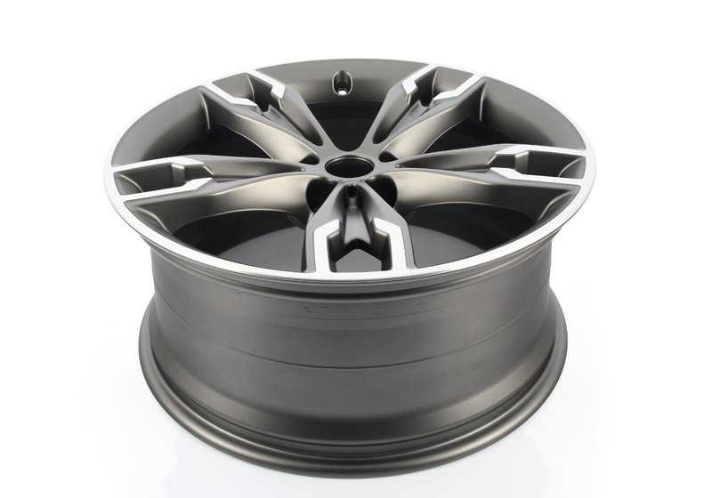 Llanta de aleación M Doble Radio 668 OEM 36117855088 para BMW G30 (518d, 520d). Trasera, 20", 9J ET44, color cerium grey mate. Compatible con modelos de 2018 a 2023. Original BMW.