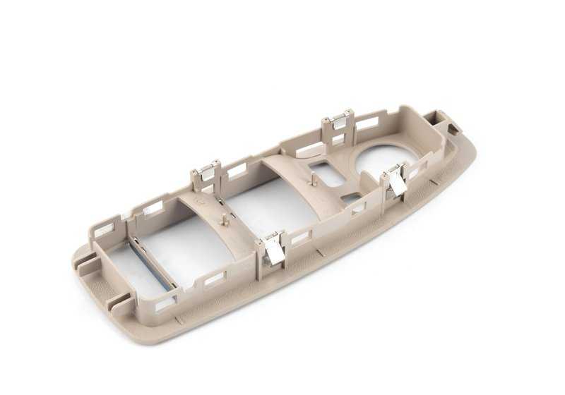 Marco embellecedor del interruptor de elevalunas para BMW F30, F31, F34. Original BMW.