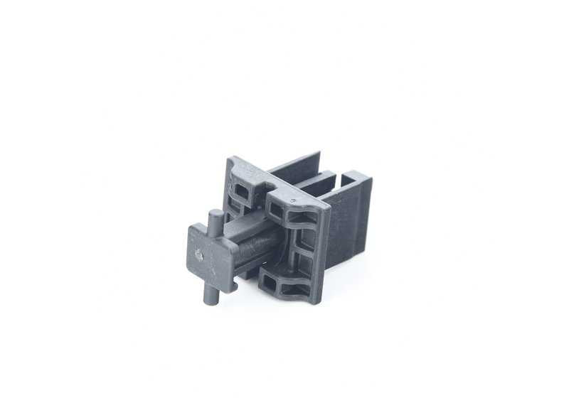 Elemento de fijación OEM 17118668715 para BMW F40 (116d, 116i, 118d, 118i). Compatible con versiones manuales y automáticas. Original BMW. Ideal para fijar componentes del radiador.