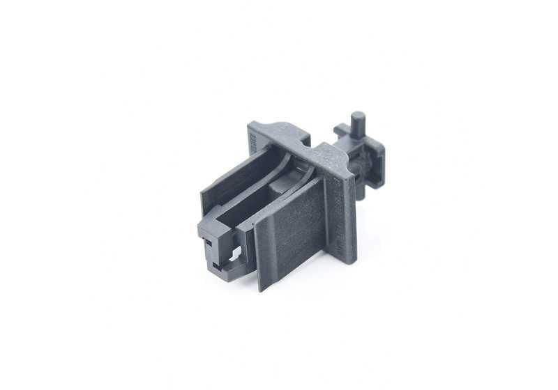 Elemento de fijación OEM 17118668715 para BMW F40 (116d, 116i, 118d, 118i). Compatible con versiones manuales y automáticas. Original BMW. Ideal para fijar componentes del radiador.