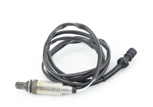 Sonda lambda OEM 11781716156 para BMW E30, E28, E24, E23. Compatible con motores M20. Sensor original BMW para controlar emisiones y consumo. Longitud del cable: 1790 mm.