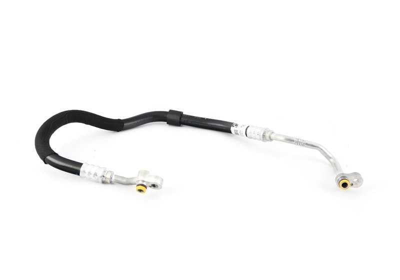 Tubería de presión compresor a condensador OEM 64536927828 para BMW E60, E61, E63, E64. Original BMW.