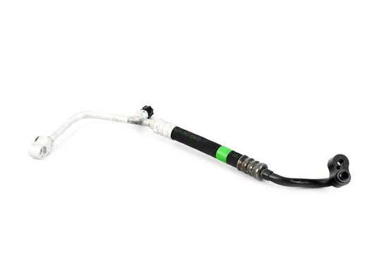 Tuyau de pression compresseur-condenseur OEM 64538390348 pour BMW 730i, 730iL, 740i, 740iL (E38) avec moteur M60. Véritable BMW.