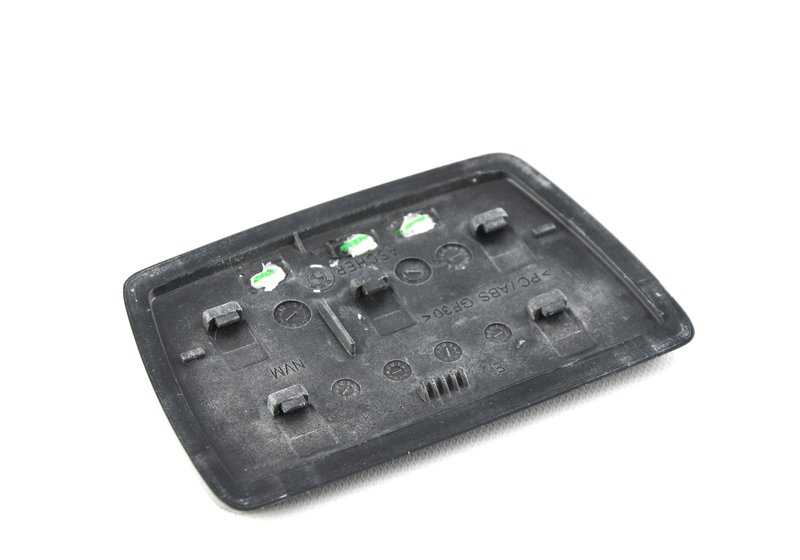 Embellecedores consola central madera Fresno marrón OEM 51169206389 para BMW F10, F10N, F11, F11N, F18, F18N. Original BMW.