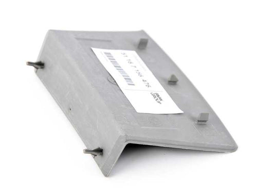 Inserto trasero superior OEM 51167156476 para BMW E90, E91. Compatible con modelos 316d, 316i según versiones y años indicados. Color gris. Original BMW.